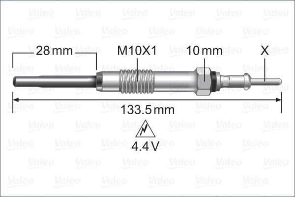 Valeo 345242 - Kvēlsvece adetalas.lv