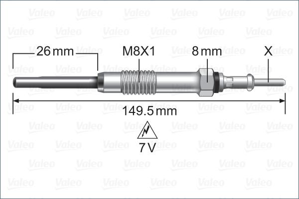 Valeo 345253 - Kvēlsvece adetalas.lv