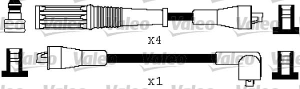 Valeo 346458 - Augstsprieguma vadu komplekts adetalas.lv