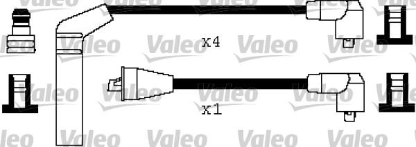 Valeo 346481 - Augstsprieguma vadu komplekts adetalas.lv