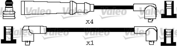 Valeo 346593 - Augstsprieguma vadu komplekts adetalas.lv