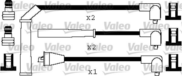 Valeo 346557 - Augstsprieguma vadu komplekts adetalas.lv