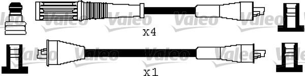 Valeo 346504 - Augstsprieguma vadu komplekts adetalas.lv