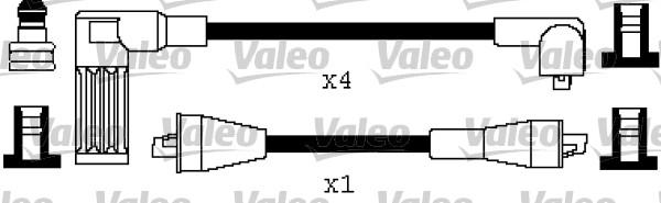 Valeo 346500 - Augstsprieguma vadu komplekts adetalas.lv