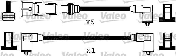 Valeo 346571 - Augstsprieguma vadu komplekts adetalas.lv