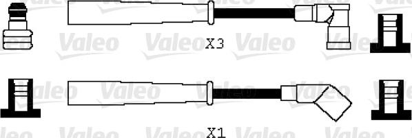 Valeo 346066 - Augstsprieguma vadu komplekts adetalas.lv