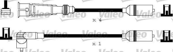 Valeo 346124 - Augstsprieguma vadu komplekts adetalas.lv