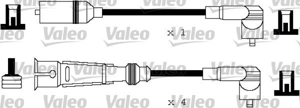 Valeo 346120 - Augstsprieguma vadu komplekts adetalas.lv