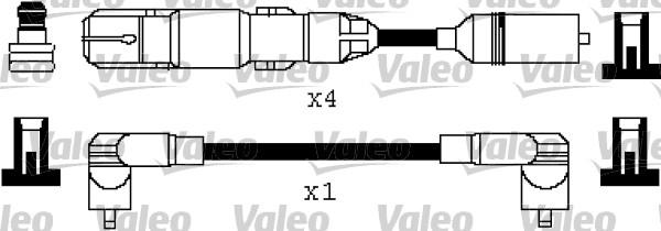 Valeo 346318 - Augstsprieguma vadu komplekts adetalas.lv