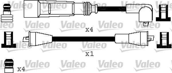 Valeo 346387 - Augstsprieguma vadu komplekts adetalas.lv