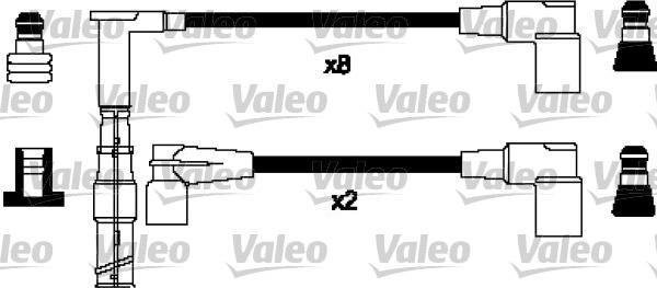 Valeo 346379 - Augstsprieguma vadu komplekts adetalas.lv