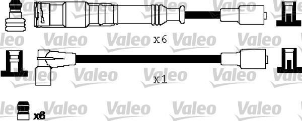 Valeo 346232 - Augstsprieguma vadu komplekts adetalas.lv