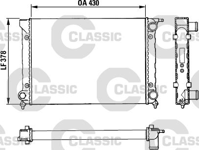 Valeo 383820 - Radiators, Motora dzesēšanas sistēma adetalas.lv