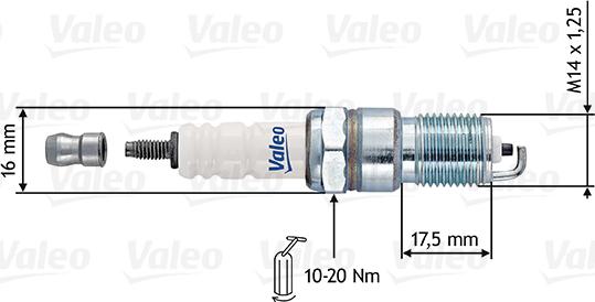 Valeo 246910 - Aizdedzes svece adetalas.lv