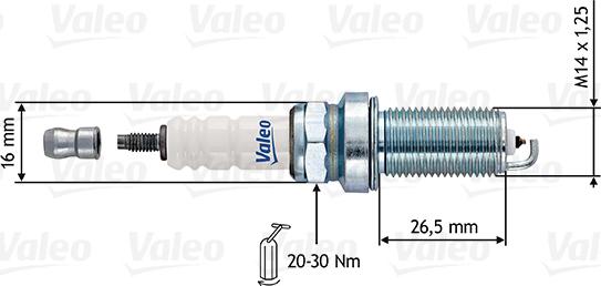 Valeo 246918 - Aizdedzes svece adetalas.lv