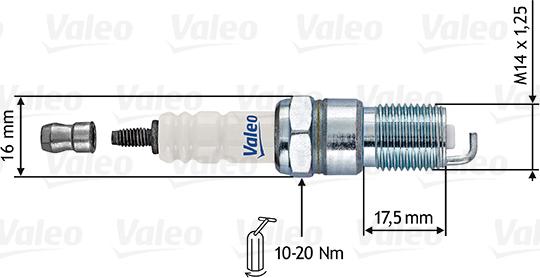 Valeo 246868 - Aizdedzes svece adetalas.lv