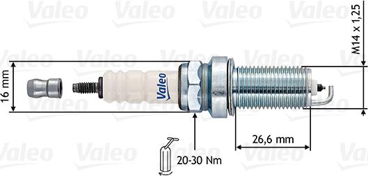 Valeo 246889 - Aizdedzes svece adetalas.lv