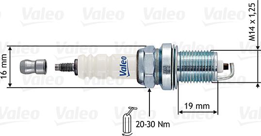 Valeo 246884 - Aizdedzes svece adetalas.lv