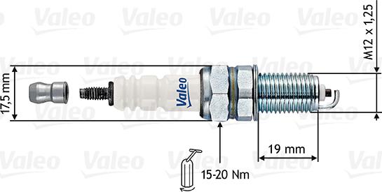 Valeo 246879 - Aizdedzes svece adetalas.lv