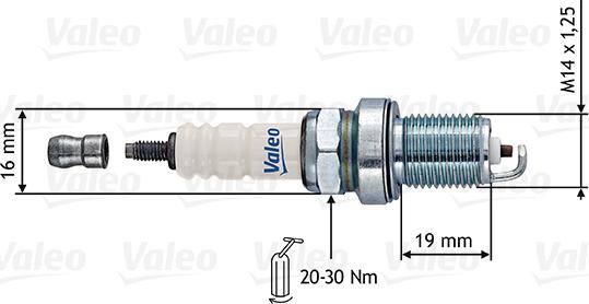 Valeo 246871 - Aizdedzes svece adetalas.lv