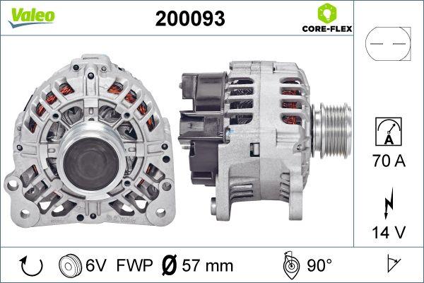 Valeo 200093 - Ģenerators adetalas.lv