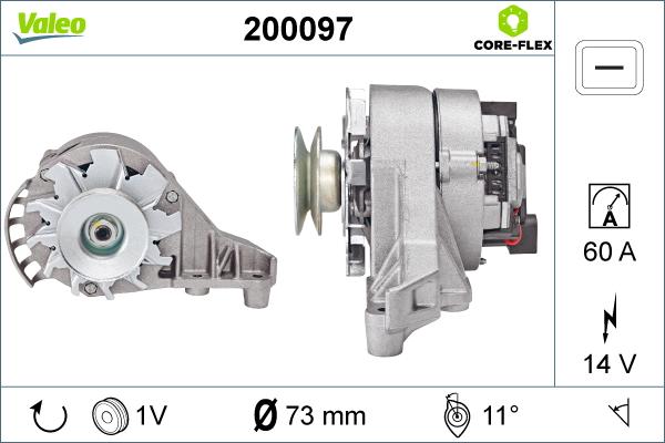 Valeo 200097 - Ģenerators adetalas.lv