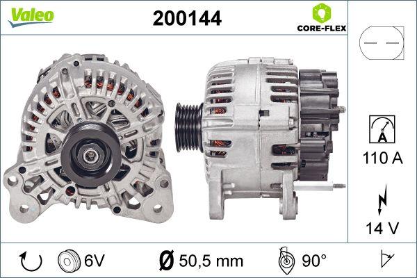 Valeo 200144 - Ģenerators adetalas.lv