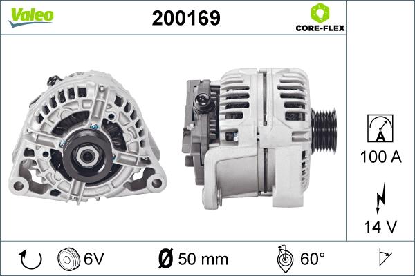 Valeo 200169 - Ģenerators adetalas.lv