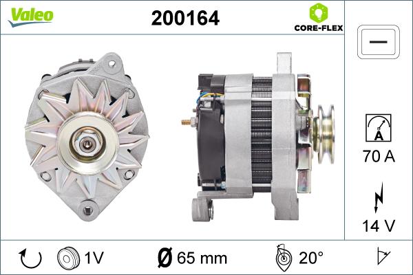 Valeo 200164 - Ģenerators adetalas.lv