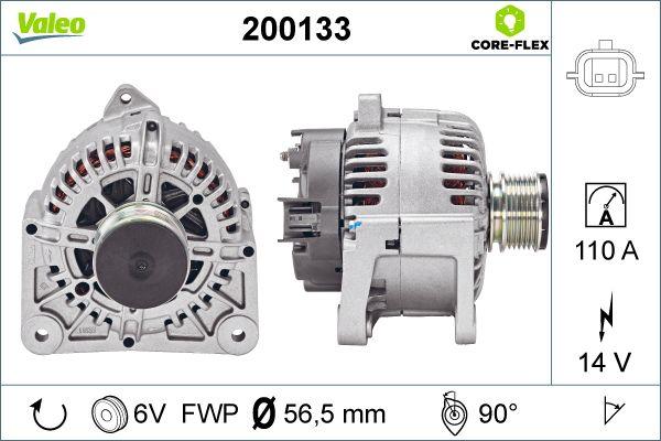 Valeo 200133 - Ģenerators adetalas.lv