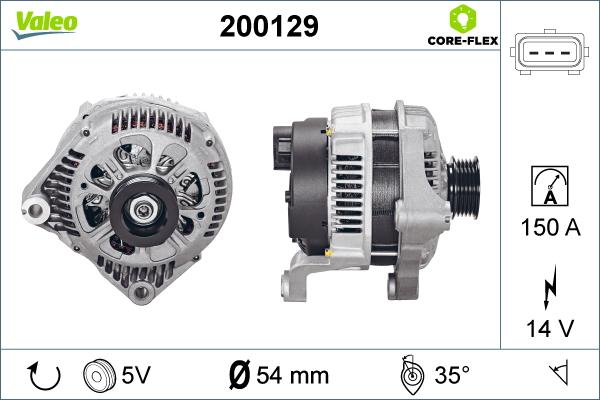 Valeo 200129 - Ģenerators adetalas.lv