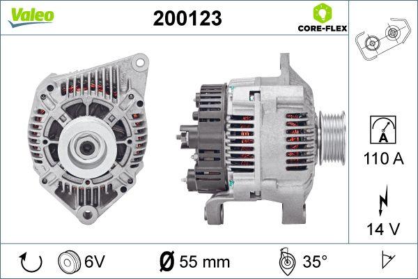 Valeo 200123 - Ģenerators adetalas.lv