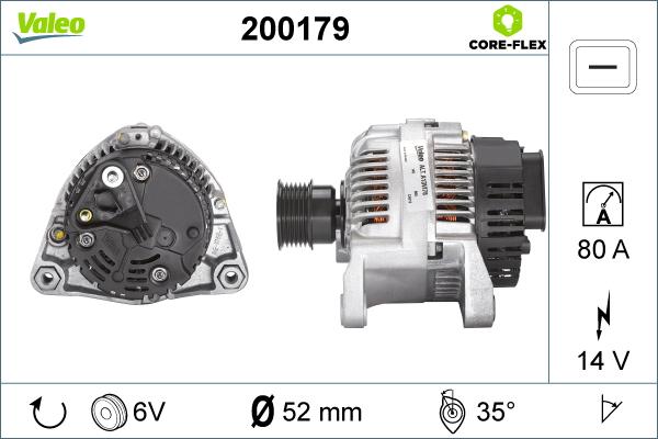 Valeo 200179 - Ģenerators adetalas.lv