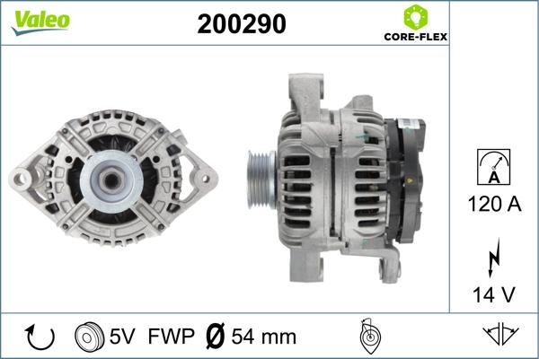 Valeo 200290 - Ģenerators adetalas.lv