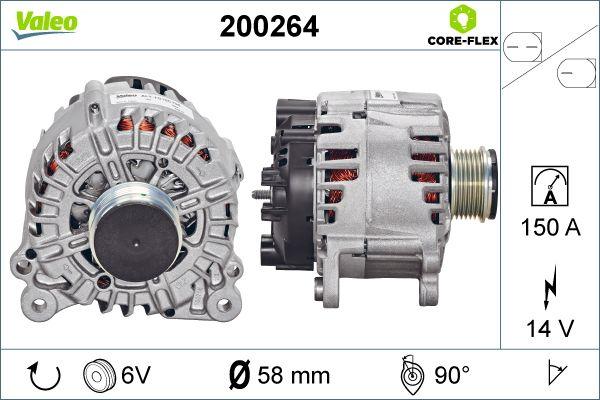 Valeo 200264 - Ģenerators adetalas.lv