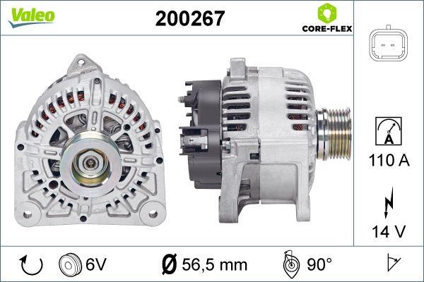 Valeo 200267 - Ģenerators adetalas.lv