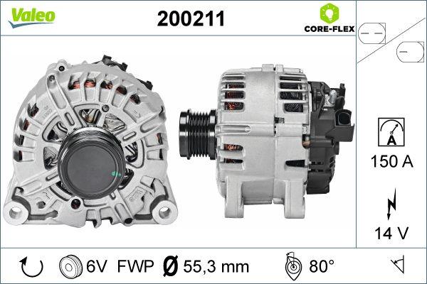 Valeo 200211 - Ģenerators adetalas.lv