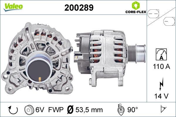 Valeo 200289 - Ģenerators adetalas.lv