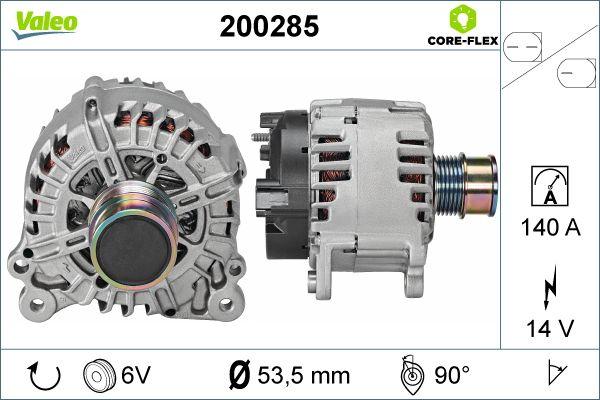 Valeo 200285 - Ģenerators adetalas.lv