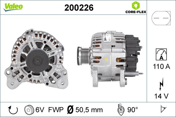 Valeo 200226 - Ģenerators adetalas.lv