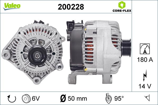 Valeo 200228 - Ģenerators adetalas.lv