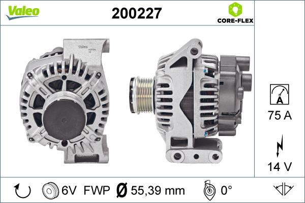 Valeo 200227 - Ģenerators adetalas.lv