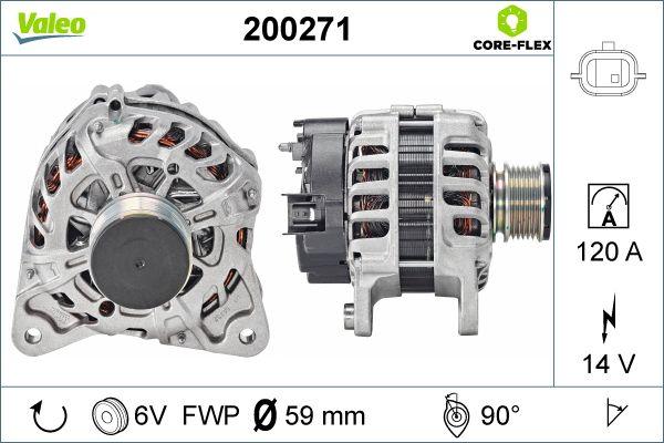 Valeo 200271 - Ģenerators adetalas.lv