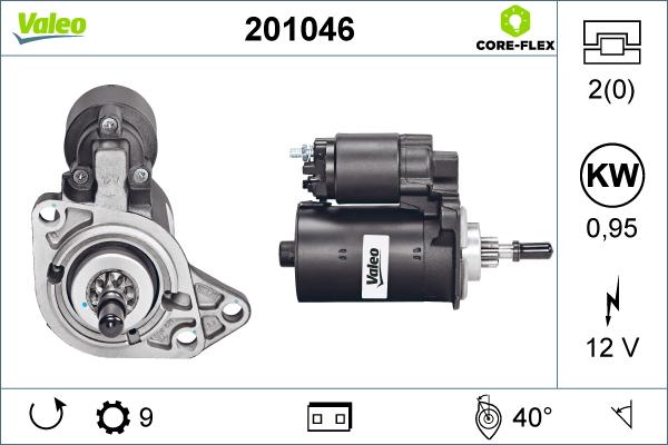 Valeo 201046 - Starteris adetalas.lv