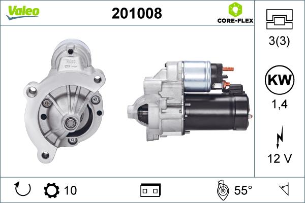 Valeo 201008 - Starteris adetalas.lv