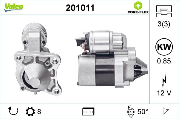 Valeo 201011 - Starteris adetalas.lv