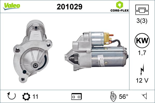 Valeo 201029 - Starteris adetalas.lv