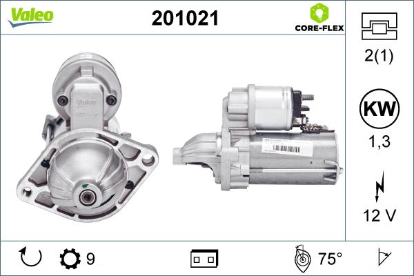 Valeo 201021 - Starteris adetalas.lv