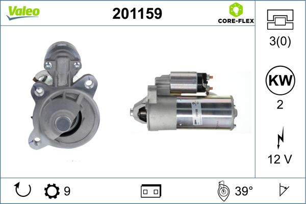 Valeo 201159 - Starteris adetalas.lv