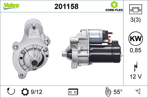 Valeo 201158 - Starteris adetalas.lv